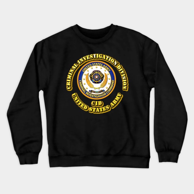 Army - Criminal Investigation Division Crewneck Sweatshirt by Bettino1998